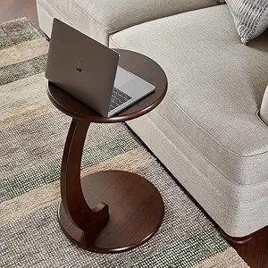 Brown Wooden Coffee Table – Foldable Wooden Laptop Table
