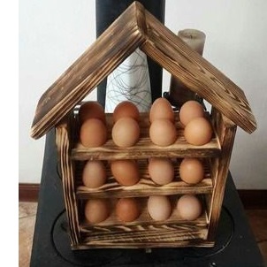 Wooden Egg Rack