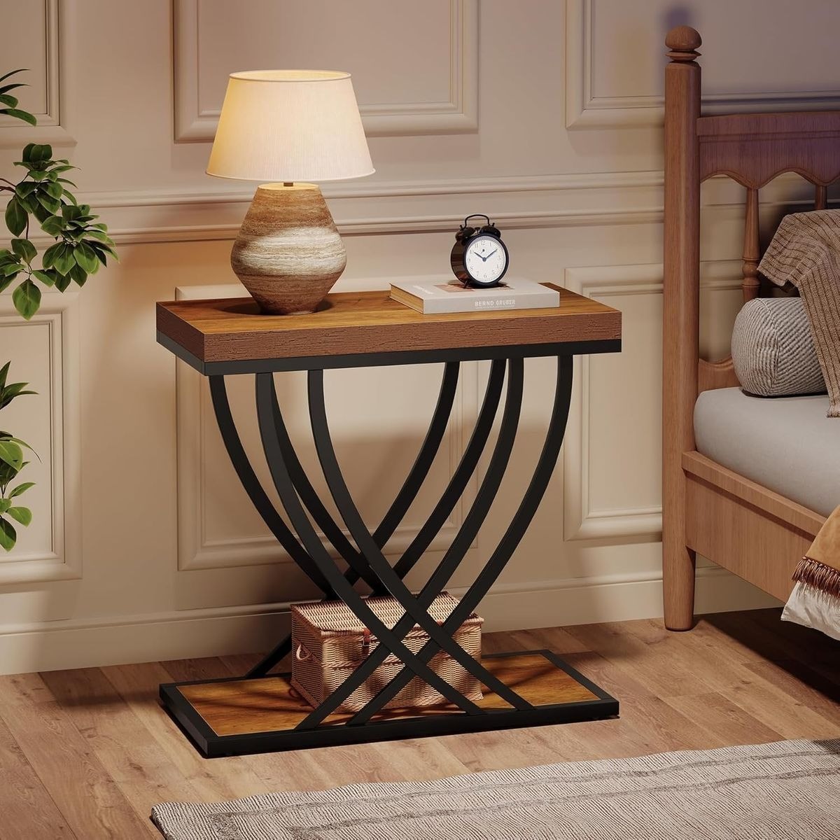Stylish Wooden End Table
